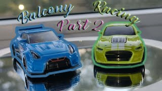 Hot Wheels Balcony Racing Part #2 / New KING ? Hot Wheels Showcase