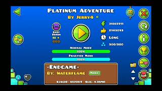 Platinum Adventure by Jerry4 - Geometry Dash