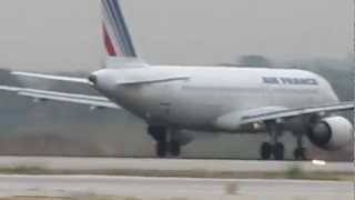 Air france Airbus 320 taking off rwy 08 at Ben Gurion airport-Israel