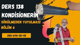 Dərs 138 Kondisionerin sökülmədən yuyulması / Bölüm 6 / Kondisioner ustası 055 670 35 92