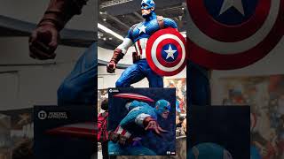 Captain America Statue Preview 2025! Must-have for fans! #Shorts #xmen97 #avengers  #marvelfigures