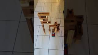 Amazing Marble Run. Happy Dominoes #shorts