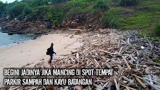 BEGINI JADINYA JIKA MANCING DI SPOT PARKIR SAMPAH DAN KAYU BATANGAN !!