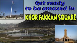 AMAZING VIEW OF KHOR FAKKAN SQUARE, SHARJAH, UAE (VLOG #10)