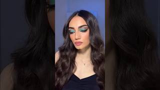 Another Smooth makeup transition🤭#makeuptransformation #greeneyeshadow #graphiceyeliner #makeuplook