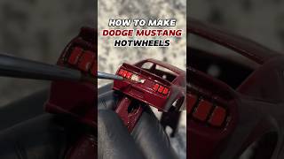 HOW TO MAKE DODGE MUSTANG HOTWHEELS #hotwheels #dodge #mustang #diy #tutorial #how #challenger