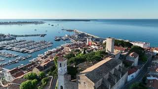 Aerial Elegance: 4K Drone Tour of Cannes, France - Riviera Views -Mediterranean Sea - Europe