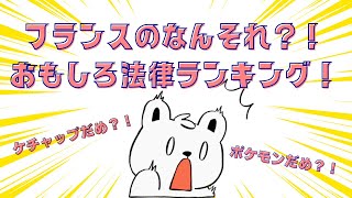 フランスのなんそれ？！なちょっと変わった法律をランキング形式で紹介！