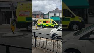 Ambulance emergency response through traffic. #junction #driverbehaviour #emergencyvehicle