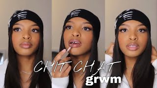 chit chat GRWM + mini vlog: 2023 goals college, content creating, making money & independence