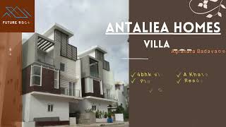 Antaliea Homes at Thanisandra Main Road| 4BHK Villa Kogilu Cross Yelhanka Hennur Luxury Jakkur