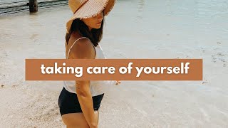 my self care routine (self care is not skin care)