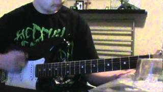 dismember the fallen 6842 guitar cover