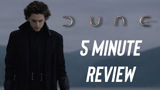 DUNE is my Favorite Movie of the Year! 5 Minute Review