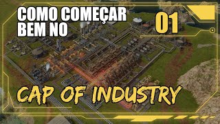 COMO COMEÇAR BEM! Jogando no mapa MAIS DIFÍCIL #01 - CAPTAIN OF INDUSTRY