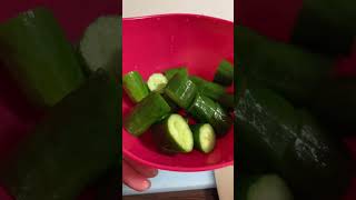 Easy small dish🥒 #shorts #cucumber #sidedish