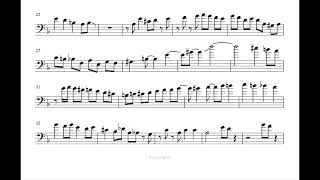 A Time for Love - Bill Watrous trombone solo transcription