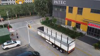 Jianxing Manufacturer 3 axle Fence Trailer for Good Sale. #factory #manufacturer #trailer