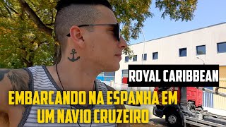 VIAJANDO PARA BARCELONA E EMBARCANDO EM UM NAVIO DE CRUZEIRO DA ROYAL CARIBBEAN