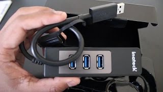 Inateck USB 3.0 Hub Unboxing - Inateck USB 3.0 4 Port USB Hub OTG