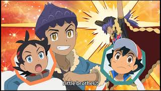 Hop tell that he is brother of leon | Ash is hype to know what Leon say about him| Pokémon journeys