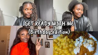 PUTTING ON A WIG FOR THE FIRST TIME! (Birthday prep, Amazon Haul, Dinner)