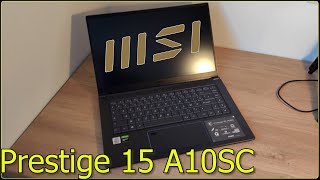 ✅ MSI Prestige15 A10SC : Présentation complète !