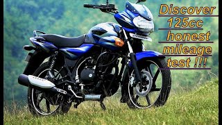 Discover 125cc honest mileage test