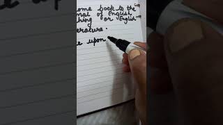 whiteboard marker handwriting. how to make.