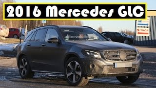 2016 Mercedes GLC, spied nearly detail, as there is very little camouflage involved