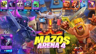 3 MEJORES MAZOS PARA ARENA 4 CON PEKKA CLASH ROYALE