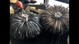 Recycled Paper Pumpkin Class in Springdale, Arkansas