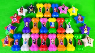 Mixed Shapes: Finding Disney Princesses Slime  - Satisfying Slime ASRM