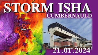 STORM ISHA : 85MPH winds devastate Scotland #stormisha #hurricane