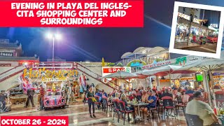 Gran Canaria🌴EVENING IN PLAYA DEL INGLES - CITA SHOPPING CENTER AND SURROUNDINGS - 2024