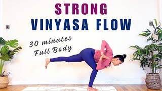 Challenging and Strong Vinyasa Flow Yoga | Intermediate Yoga Flow