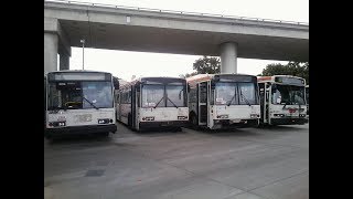 4/24/17 Retired SF Muni 1999-2003 ETI 14TrSF's & Neoplan AN440's at Islais Creek (Part 1)