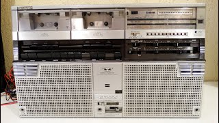 RADIO GRABADOR TAPE PLAYER SHARP GF-555 JAPAN 1980 RESTAURACION P3