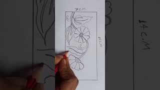 Zinnia Flower Drawing #trending #easyidea #shorts