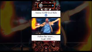 Anime GOD LEVEL AMV edit 🥶 | #shorts