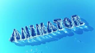 Liquid and water morphing 3D Animation test | Logo Animation