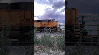 UP 8788 shutting down for the day in Milford UT #railfan #unionpacificrailroad #train #railway