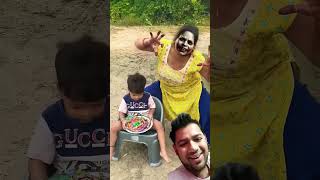 Jo bache khana nahi khate #comedy #funny #cutebaby #baby #bhoot #funnycute #biglaughs #funnyface