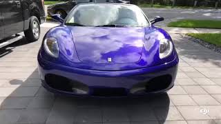 2007 Ferrari 430 spider purple