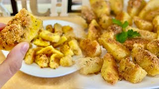 Il segreto per cucinare le PATATE arrosto croccanti🔝🔝piu' buone delle patate fritte