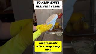 #shorts  How to clean white sneakers and keep them white