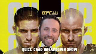 MMAOB Fight Morning Quick Card Breakdown Show w/ MikesMMAPicks. UFC 284: Makhachev vs Volkanovski