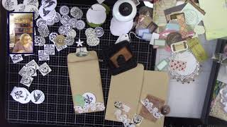 Decorate Coin Envelopes with what's on my desk!