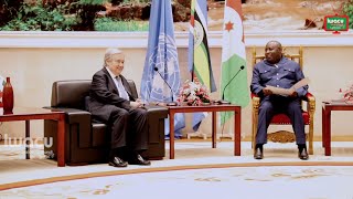 Antonio Guterres au Burundi: l’ONU promet un soutien à la force régionale en RDC