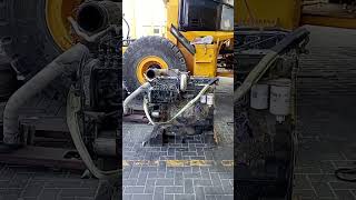 how to open JCB wheel loader engine main seal #excavator #automobile #trucking #farming